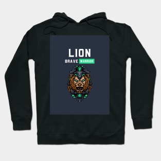 Lion Brave Warrior Hoodie